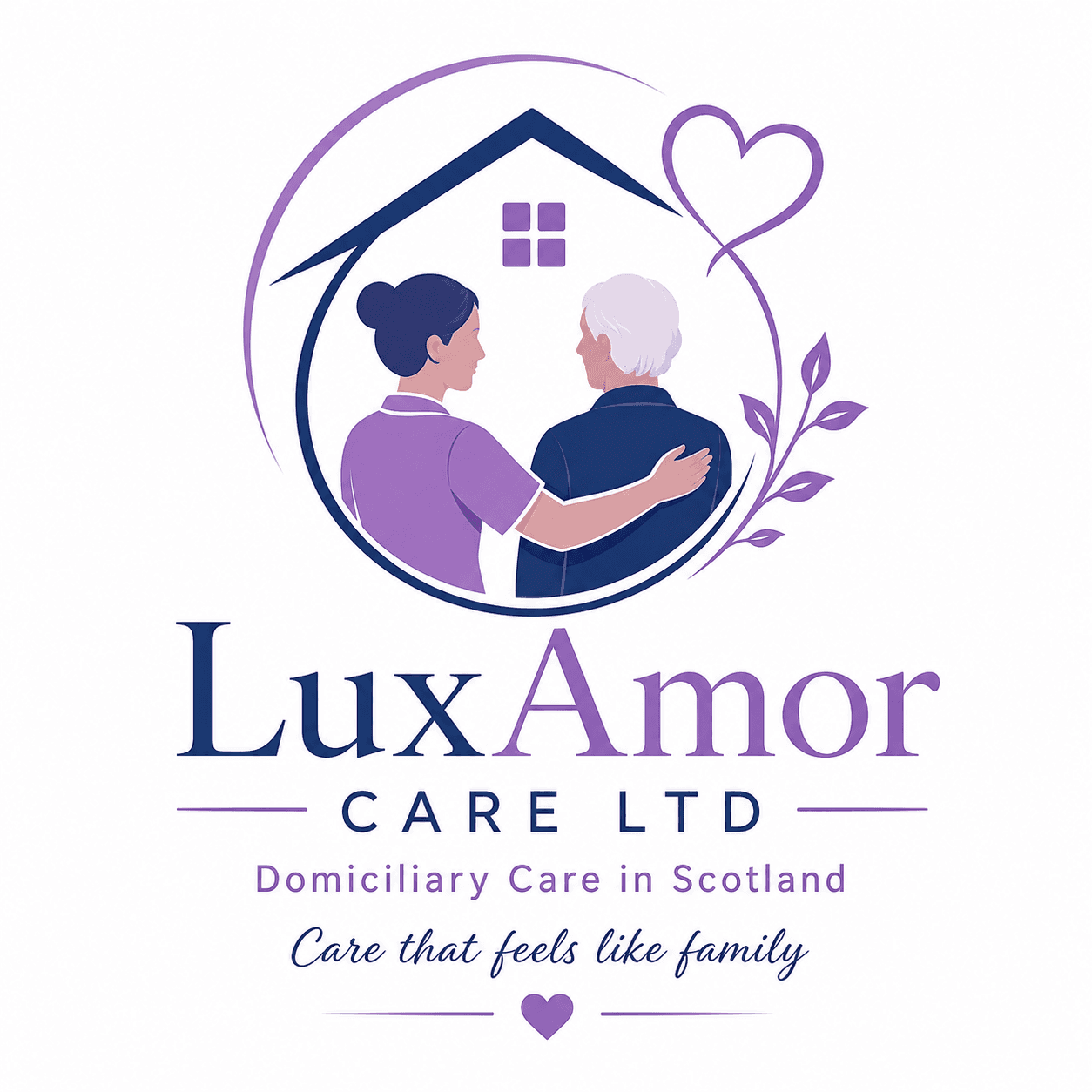 LuxAmor Care Ltd — Domiciliary Care in Scotland. Care that feels like family.
